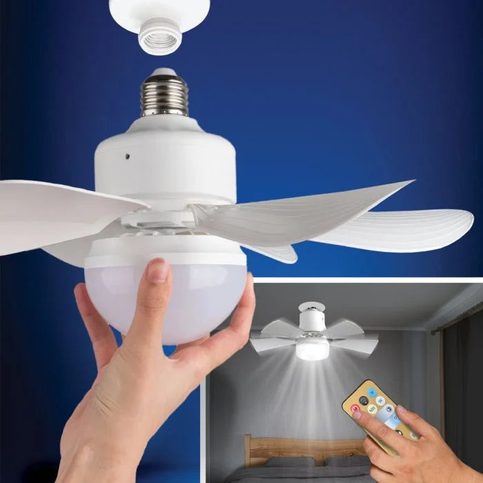 Ampolleta Ventilador  con luz LED