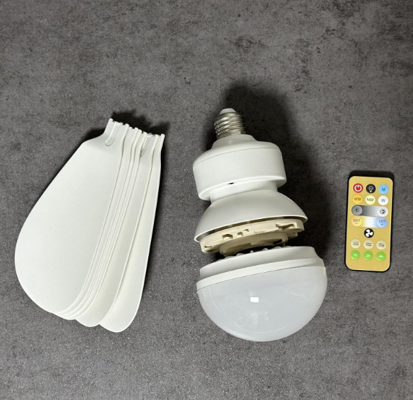 Ampolleta Ventilador  con luz LED